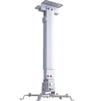 Soporte de Proyector Universal - para Techo ó Pared, Expandible de 63 A 100 cms, en Acero, con Resistencia de 10 Kg, Color Blanco, BROBOTIX 573110