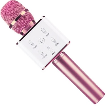Micrófono BROBOTIX 832464 - Inalámbrico, Rosa