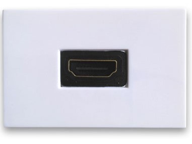 Inserto HDMI BROBOTIX - HDMI, Color blanco