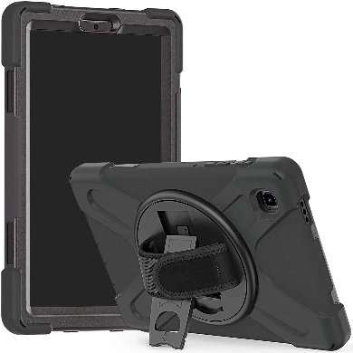 FUNDA PROTECTOR C/CORREA - USO RUDO, GIRO 360º, P/SAMSUNG GALAXY TAB A7 LITE 8.7