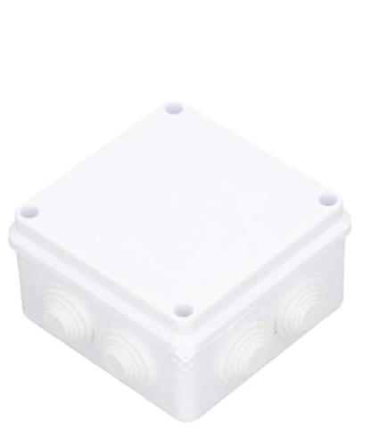 SAXXON PB100 - Caja de conexiones con 7 entradas / PVC libre de halógenos / Compatible con cámaras Bullet / Domo / Dimensiones 100 x 100 x 70 mm ip55 -