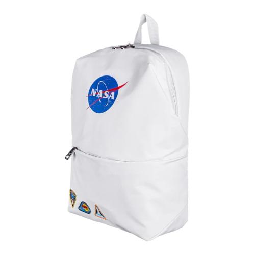 BACKPACK NASA NSB22320-2 marca TechZone Laptop Backpack 15.6 pulgadas en poliester - color azul con bolsas laterales