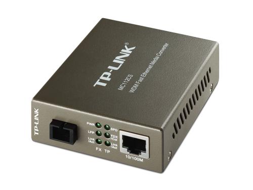 CONVERTIDOR MULTIMEDIA WDM DE 10/100MBPS TP-LINK  MC111CS DE RECEPCIÓN Y TRANSMISIÓN DE DATOS EN UNA FIBRA -