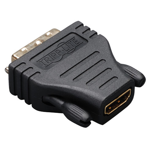 Adaptador de cable TRIPP-LITE P130-000 - Negro, DVI-D, HDMI, Macho/hembra