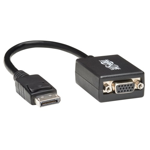 Adaptador Displayport a VGA TRIPP-LITE P134-06N-VGA - Negro, DisplayPort, VGA, Macho/hembra