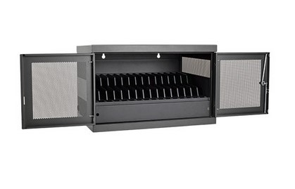 Gabinete Estación de Carga TRIPP-LITE CSC16USB - Negro, Montado en la pared
