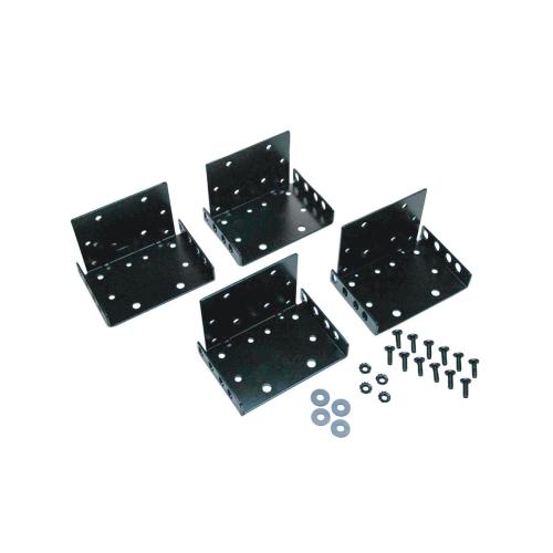 Juego de adaptadores para instalación en rack TRIPP-LITE 2POSTRMKITWM - Acero, Negro
