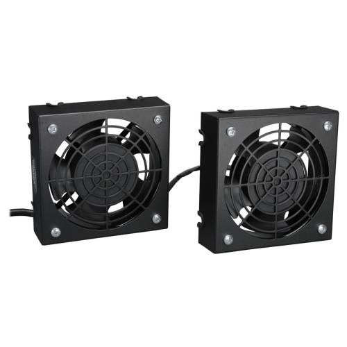 Juego de Ventilador de Techo SmartRack TRIPP-LITE SRFANWM - Negro, 132, 1 mm