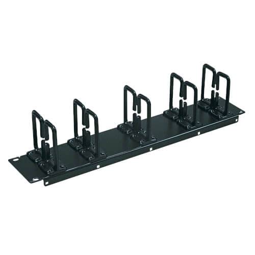 Administrador de cables horizontal - Tripp Lite, Modelo SRCABLERING2U, Administrador horizontal de cables 2U de 19 pulgadas (48 cm)