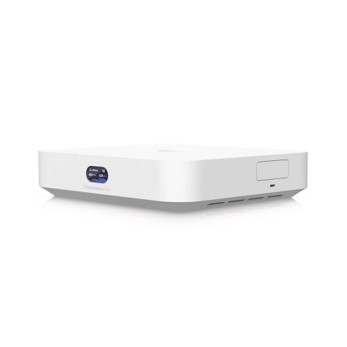 Ubiquiti UCG-MAX - Cloud Gateway UniFi - 4 puertos LAN de 2.5GbE, 1 puerto intercambiable a WAN, 1 puerto WAN de 2.5GbE, Balanceo de carga, 1.5Gbps con IDS/