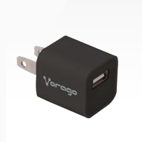Cargador de pared VORAGO AU-105 - Interior, Corriente alterna, Negro, 5 V