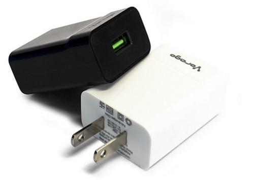 Cargador VORAGO AU-302-WH - Blanco, Fast Charge 2.4A