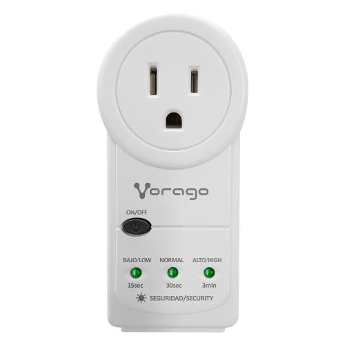 PROTECTOR DE VOLTAJE VORAGO AVR-300-WH 1 - 800W RJ45 PORTATIL NEGRO ELECTRODOMÉSTICOS