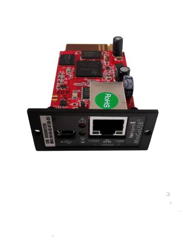 Tarjeta de monitoreo remoto SNMP PLUS compatible para toda la familia ALPHA de 1-3KVA -
