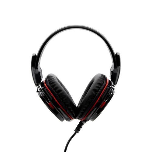 YEYIAN DIADEMA HEADSET TEMPEST SERIE 2000 - ALMOHADILLAS COMODAS, 3.5MM, CON USB Y ADAPTADOR DE CABLE COMPACTO COMPATIBLE CON CONSOLAS, MOD. YH2000