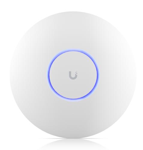 Access Point Ubiquiti  U7-PRO-MAX - 8 streams espaciales, para techo, tribanda (2.4/5/6GHz) / radio dedicado a escaneo espectral, puerto 2.5 GbE / +500 cli