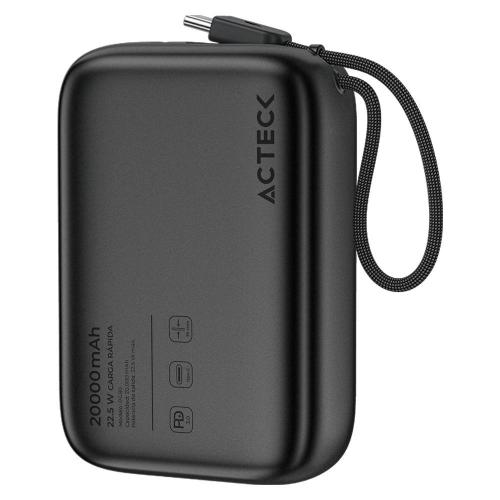 Cargador Powerbank Acteck Energon GO Plug Max PG80 Cargador Powerbank 20 - 000  mAh