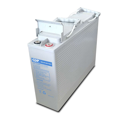 Batería de Gel de Acido-Plomo CDP GLB12-100FT Batería de Gel acido-plomo 12VDC 100Ah con terminales atornillables de montaje superior. 2 años de garantía l -