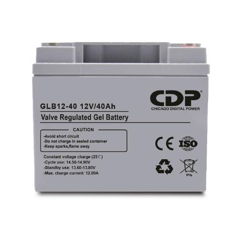 Batería para No Break CDP GLB12-40 Bateria de Gel Plomo acido - seca sellada 12Vdc-40Ah