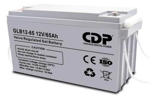 GLB12-65 Bateria de Gel Plomo acido - seca sellada 12Vdc-65Ah