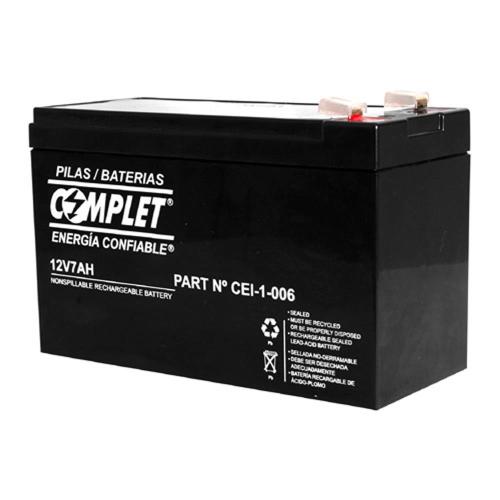 Batería Plomo Ácido COMPLET 12V 7Ah. Garantía 12 meses -