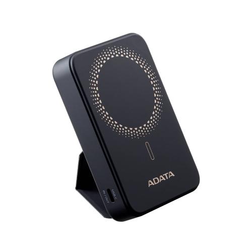 Powerbank inalámbrico ADATA R100 - 10, 000mAh, Carga rápida QC/PD de 20 W. MAGNETICO. PR100-12BK
