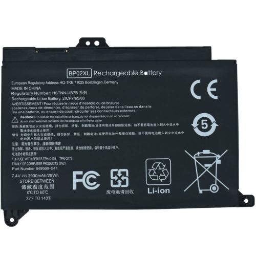 OTHBP02XL Batería 7.7V para HP Pavilion PC 15 Series 15-AW000 15-AU000 BP02XL -