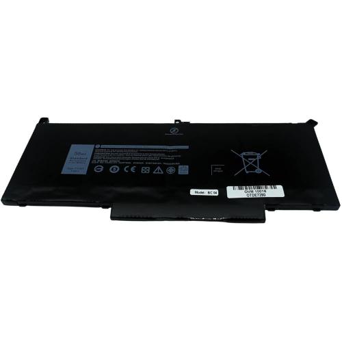 Batería para computadora marca OVALTECH OTDE7280  7.6V 8200mAh para Dell Latitude 12 7000 7280 7290/13 7000 Series 451-BBYE F3YGT -