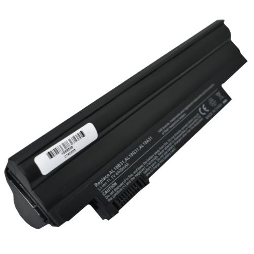 Bateria color negro 6 celdas OVALTECH para Acer Aspire One D257 - 6 - Negro, 4400mAh, 11.1V, Acer