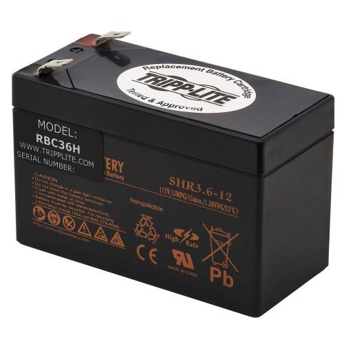 Cartucho de Baterías Extendidas - Tripp Lite, Modelo RBC36H, El reemplazo de la batería de respaldo de UPS