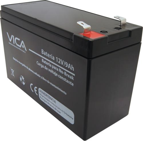 Batería de Reemplazo VICA 12V/9A - Tipo de acumulador: Plomo/Paquete sellado libre de mantenimiento - Tiempo de vida útil 5 años aprox -