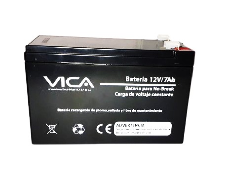Batería de Reemplazo VICA 6V/12A - Tipo de acumulador: Plomo/Paquete sellado libre de mantenimiento - Tiempo de vida útil 5 años aprox. -