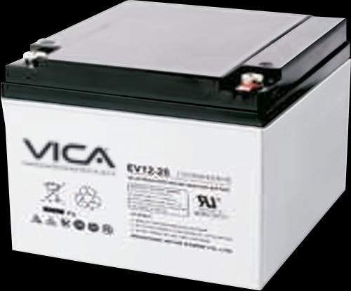 Batería de Reemplazo VICA 12V/26A - Tipo de acumulador: Plomo/Paquete sellado libre de mantenimiento - Tiempo de vida útil 5 años aprox -