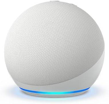 Amazon Echo Dot 5th Gen con asistente virtual Alexa AMZ-B09B94RL1R glacier white -