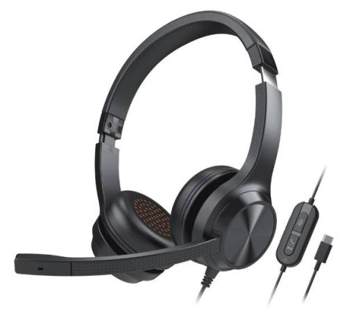 Audifonos de boton con micrófono Creative Chat USB negro -