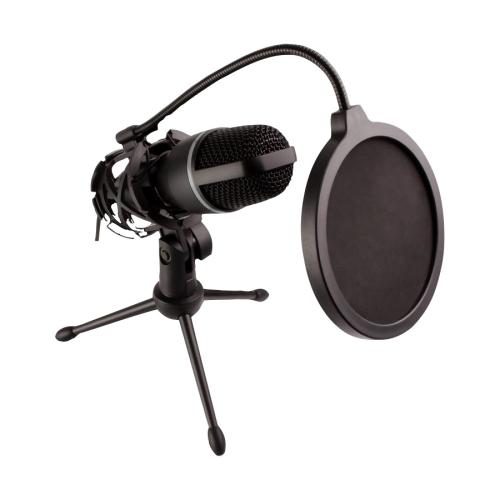 PC-110583 Microfono para Streaming con Tripié Reducción de Ruido Noise Barrier | PERFECT CHOICE -