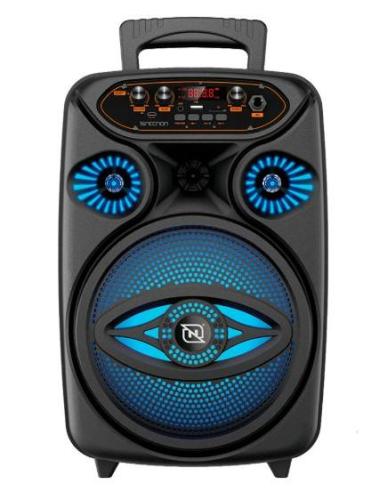 Bafle NECNON Bluetooth 8 NB-08Y - 15W Incluye Microfono Alambrico, Woefer de 8, Slot para memoria TF(hasta 32GB)