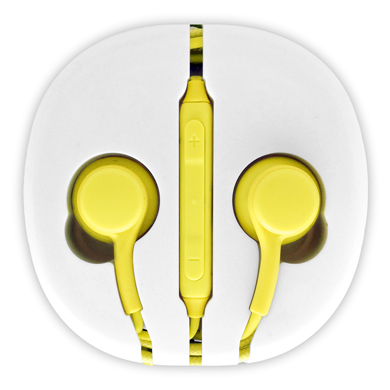 Audífono BROBOTIX P/Android - Amarillo, Alámbrico, Universal, 1 m