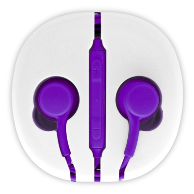 Audífono Aislador BROBOTIX AUDÍFONO AISLADOR P/ANDROID MORADO - Morado, Alámbrico, Universal, 1 m
