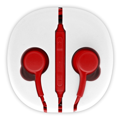 Audífono Aislador BROBOTIX AUDÍFONO AISLADOR P/ANDROID ROJO - Rojo, Alámbrico, Universal, 1 m