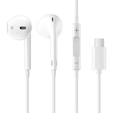 AUDÍFONOS AISLADOR CON CONTROL DE VOLUMEN - USB TIPO C, BLANCO 6005309 BROBOTIX