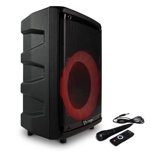BAFLE VORAGO KSP-302 NEGRO 8 PULGADAS RECAR MIC -