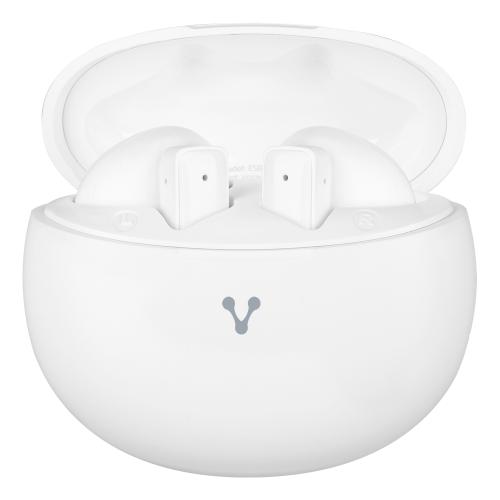 AUDIFONOS VORAGO ESB-310 BLUETOOTH 5.4 24 HRS DE REPRODUCCIÓN - CONTROLES TÁCTILES, FUNCIÓN MANOS LIBRES Y CONEXIÓN PARA CARGA USB TIPO C COLOR BLANCO