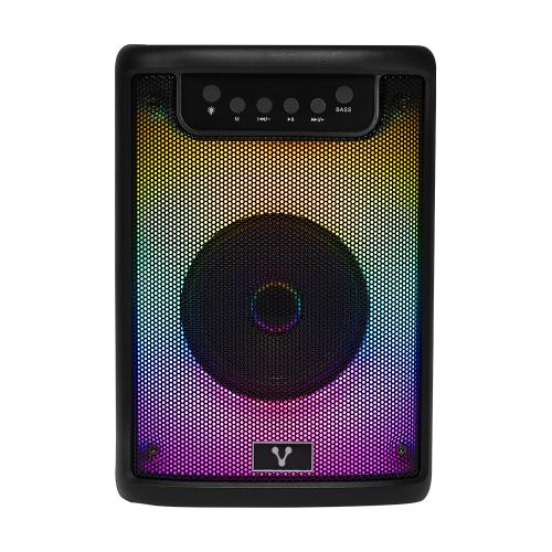 MINI BAFLE VORAGO KSP-205 NEGRO 4 PULGADAS 10WATTS RMS / RECARGABLE / TWS BT 4HRS CARGA USB TIPO C -