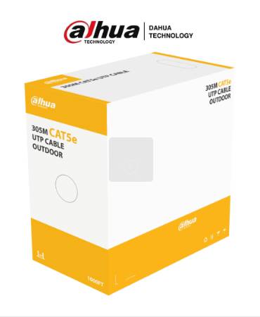 Bobina de Cable UTP para Exterior Cat5e/ 100  Cobre/ 305 Metros/ Color Negro/ Cubierta Exterior MDPE/ Cumple con Estandares ANSI/TIA 568-C.2 NB -
