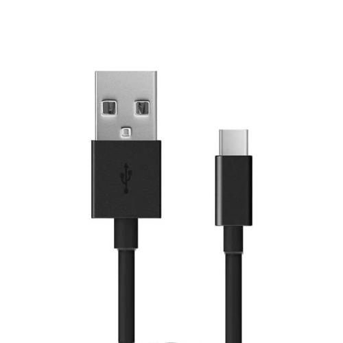 Cable USB A a TIPO C - color NEGRO. 1 metro de largo . Alta resistencia de materiales y carga rápida DB-G-USBCN