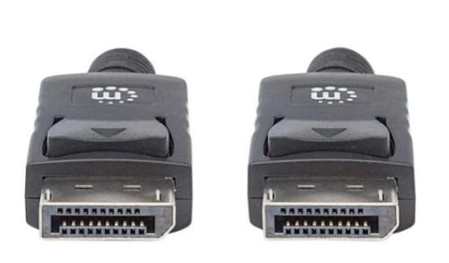 307116 Cable DisplayPort Macho a DisplayPort Macho - Blindado, Negro, 2 m; resolución de hasta 4K@60Hz