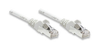 Cable de red UTP - Cat6, 3m (10ft), 100  Cobre, Contactos chapa de oro, Cable Patch Blanco INTELLINET 341974