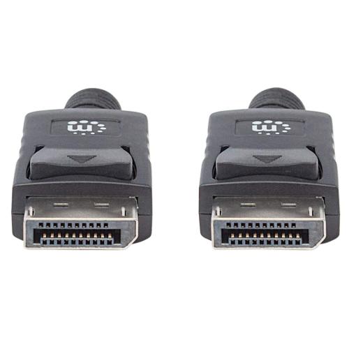 306935 Cable DisplayPort Macho a DisplayPort Macho - Blindado, Negro, 1 m; Resolucion 4K a 60Hz,