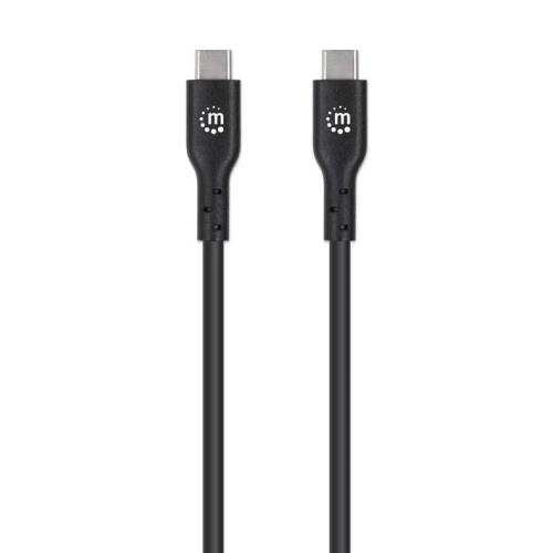 Cable USB C MANHATTAN 354868 - USB C, USB C, 0, 5 m, Negro